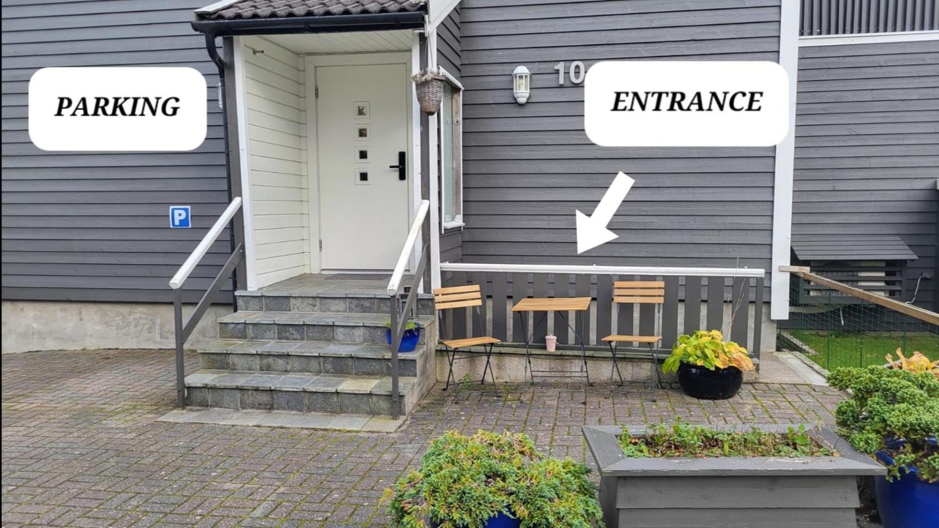 Fin Leilighet I Stille Og Rolig Omrade Med Gratis Privat Parkering! スタヴァンゲル エクステリア 写真